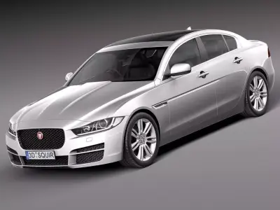 Jaguar XE 2016 3D model