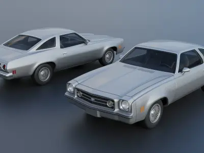 Chevrolet Chevelle Laguna 1973 3D print model