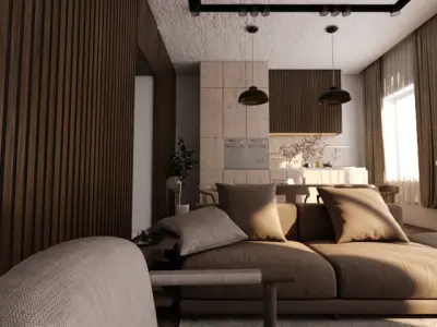 Modern Living room 3D model