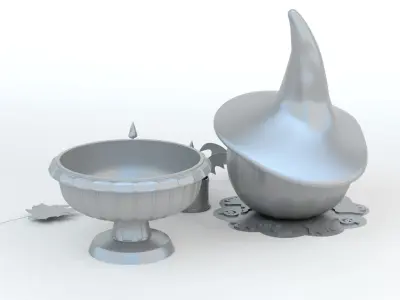 Halloween Set 3D print model