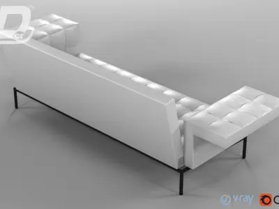 Boss sofa 3D model