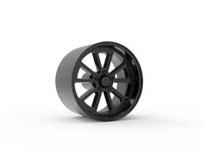 AMERICAN RACING DRAFT WHEEL 3D PRINT MODEL 3D print model