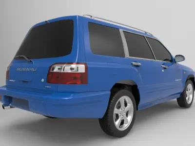 Subaru Forester S Turbo 2000 3D model