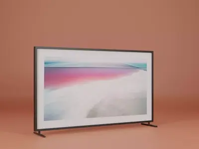 Samsung The Frame Smart TV 65 Inc Low-poly 3D model