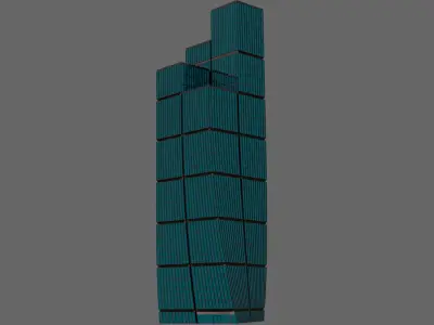 Modular Flow Skyscraper Free 3D model