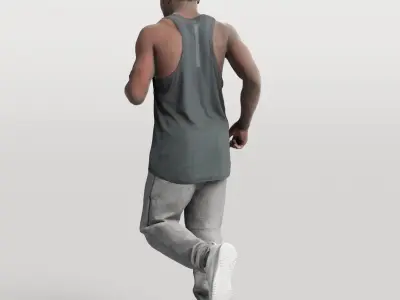 Humano Running Man 0801 3D model