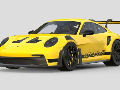 Porsche 911 GT3 RS 992 3D model