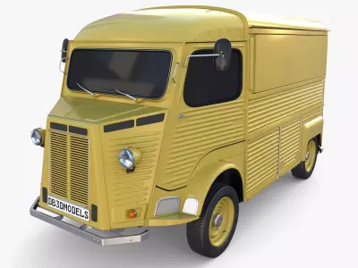 Generic 40s Van 3D model