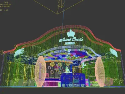 Exhibition - Area - 13X11-3DMAX2009-06 3D model