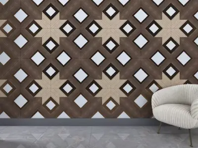 3d wall panel Low-poly 3D model Low-poly 3D model
