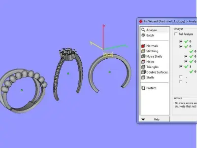 Women Ring 20 3D print model
