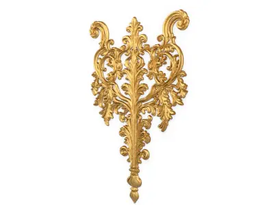 Classic decor ornament carved 56 3D model