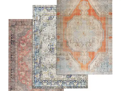 Rug Set 1356 3D model