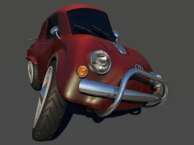 Funny Car 3D model