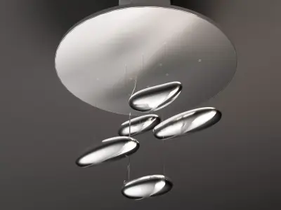 Mercury Mini Ceiling LED  Ross Lovegrove 3D model