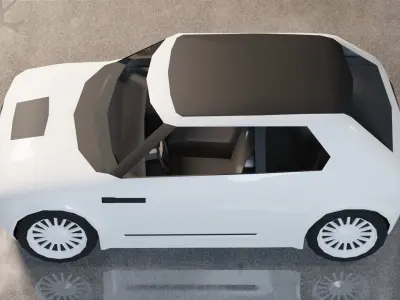 Honda EV urban Low-poly 3D model