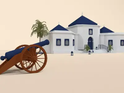 3D Ramadan Kareem - motion concept 3D model