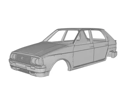 Citroen Visa 1000 pistes 3D print model