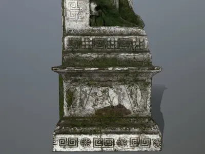 statue 1 Low-poly 3D model