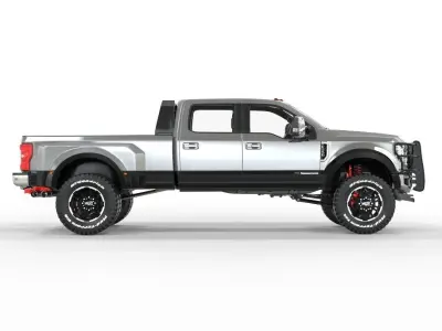 2021 Super Duty 350 XLT DUALLY Pickup 3D model