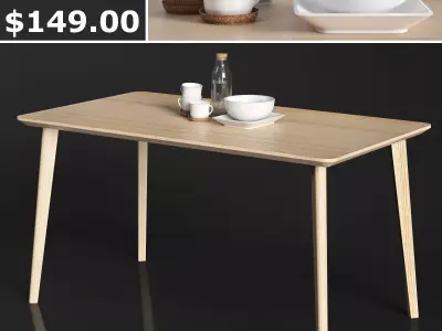 LISABO dinner table 3D model