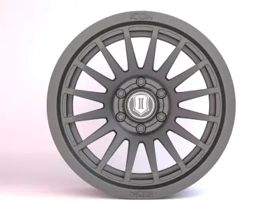 Icon Alloy Recon Wheels Low-poly 3D model