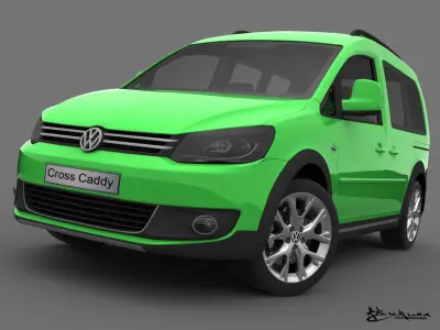 Volkswagen Cross Caddy 2013 3D model