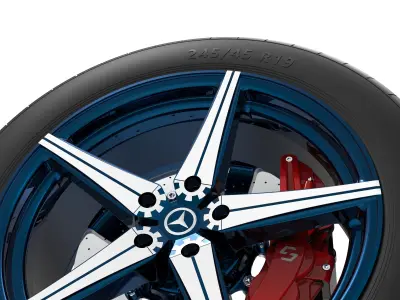 Wheel rim 3D model order