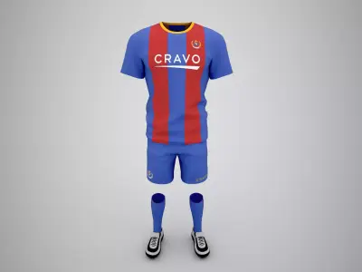 Soccer uniform 03 3D model
