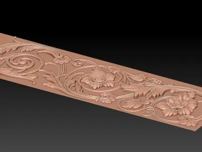 3D FLORAL DESIGN  3D model