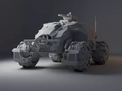 Monster Car 3D model