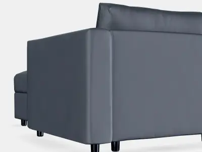 VIMLE Lounge chair 4 Low-poly 3D model