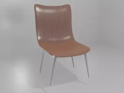 wooden chair 3D model