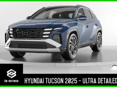 Tucson 2025 -detailed-Vray-Redshift-Unreal- Lightrigs included 3D model