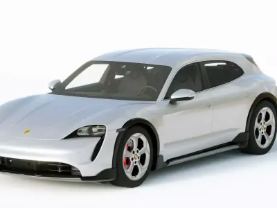 Porsche Taycan 4S Cross Turismo 2021 3D model