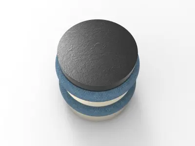 Cova Side Table Low-poly 3D model