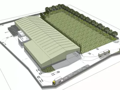 Factory layout -05 3D model
