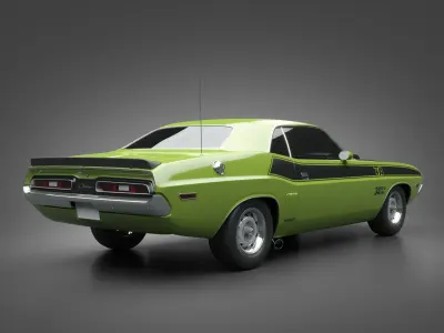 1971 Dodge Challenger TA 3D model