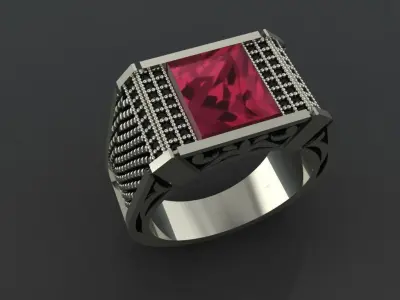 Men RiNG  EY005 3D print model
