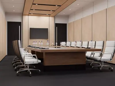 office-interior 3D model