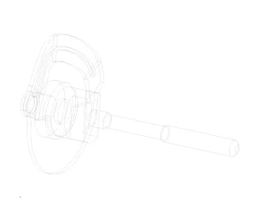 Metal Locking Pin 3D print model