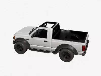 Performance Utility Pickup Truck Off-Road Inspired Design 04 3D model