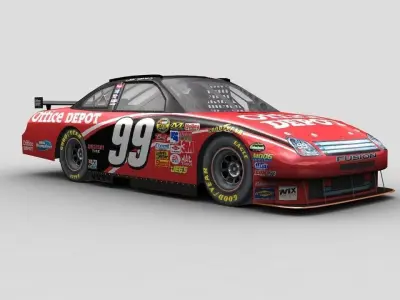 Game Ready NASCAR COT Set 3D model