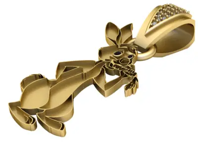 TIME MONEY PENDANT 3D PRINTABLE MODLE  3D print model