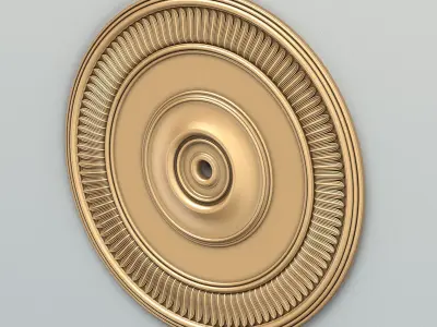 Round rosette 056 3D model