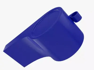 Whistle Low-poly 3D model