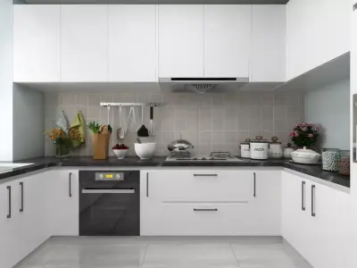 Full Kitchen 3D model