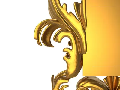 carved frame 3D model 67
