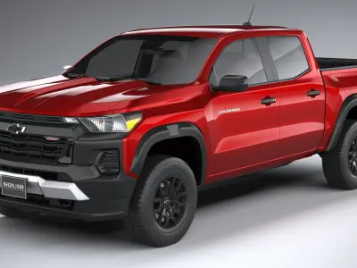 Chevrolet Colorado Trail Boss CG 2023 3D model