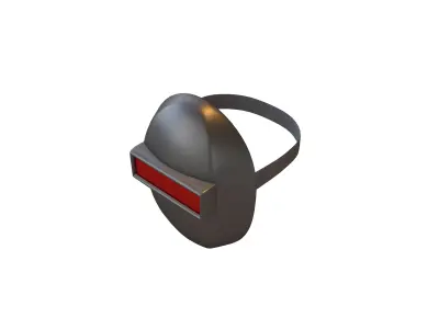 Welding Mask v1 002 Low-poly 3D model